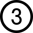 number-three-in-a-circle